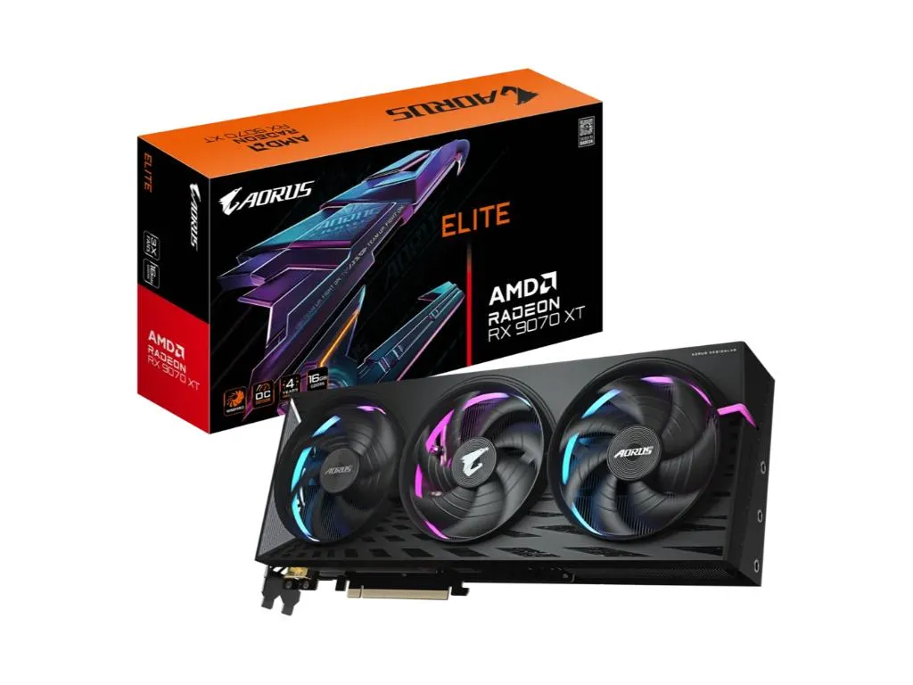 Graficka karta GIGABYTE RX 9070 XT AMD/16GB/GDDR6/256bit/crna Slika 8